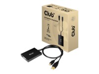 Club 3D DisplayPort / DVI adapter 60cm Sort