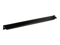 StarTech.com 1U Blanking Panel - Metal Rack Mount Filler Panel - for 19in Server Rack Enclosure or Cabinet - Steel - Black (BLANKB1) Tomt panel Sort