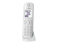 Panasonic KX-TGQ200 Trådløs digitaltelefon Ingen nummervisning Hvid
