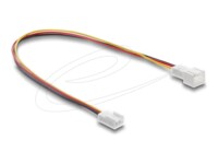 Delock Forlængerkabel til blæserstrøm 30cm Sort Rød Gul