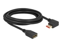 Delock DisplayPort forlængerkabel 3m Sort
