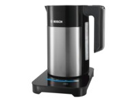 Bosch Elkedel 1.7liter 2.2kW Rustfrit stål/sort