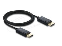Delock DisplayPort kabel 1m Sort