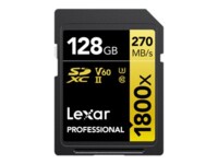 Lexar Professional GOLD Series SDXC UHS-II Memory Card 128GB 270MB/s