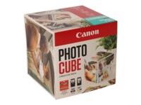 Canon Photo Cube Creative Pack Sort Farve (cyan, magenta, gul) Blækpatron/papirsæt