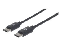 Manhattan USB 2.0 USB Type-C kabel 50cm Sort