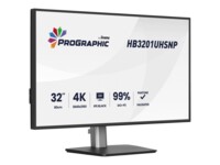Iiyama ProGraphic HB3201UHSNP-B1 31.5' IPS Black 2.0 3840 x 2160 (4K) HDMI DisplayPort USB-C 60Hz Dockingskærm