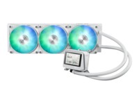 ASUS MAX Gaming LC 360 ARGB LCD Vandkøler 1-pack Hvid 120 mm