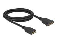 Delock DisplayPort kabel 2m Sort