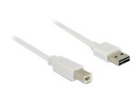 Delock Easy USB-kabel 2m Hvid
