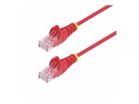 StarTech.com 15m Red Slim CAT6 Ethernet Cable, Snagless, 28AWG, LSZH CAT 5/5e/6 Ikke afskærmet parsnoet (UTP) 15m Patchkabel Rød