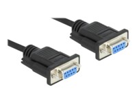 Delock Serielt kabel 4m Sort