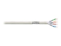 LogiLink PrimeLine CAT 6 Kabel med afskærmning med folie og kobberfletning (SFTP 305m Bulkkabel Grey
