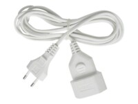 brennenstuhl H03VVH2-F 2x0.75 Forlængerkabel til strøm 3m Hvid