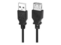 LogiLink USB forlængerkabel 3m Sort