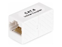 StarTech.com RJ45 Coupler 5-Pack, Inline Cat6 Coupler, Female to Female (F/F) T568 Connector, Unshielded Ethernet Cable Extension - 5 Pack (IN-CAT6-COUPLER-U5) CAT 5/5e/6 Ikke afskærmet Netværkskobling Hvid
