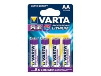 Varta Professional AA type Standardbatterier 2900mAh 4