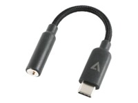 V7 USB-C til hovedtelefon jackstikadapter Sort