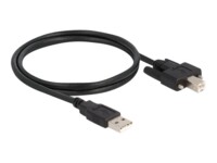 Delock USB-kabel 1m Sort