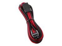 CableMod PRO Series ModMesh Forlængerkabel til strøm 45cm Sort Rød
