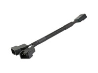 Phanteks 4 pin PWM (male) - 4 pin PWM (female) Sort 11cm Splitter til blæser