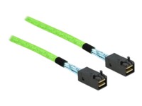 DeLOCK Serial Attached SCSI (SAS) internt kabel Grøn 1m