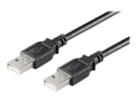 goobay USB-kabel 3m Sort