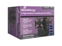 MediaRange Retail pack 6er CD-Jewelcase Cd-hylster for lagring