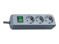 brennenstuhl Eco-Line Stikdåse 3-stik Grå 1.5m