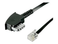 goobay 3m Telefonadapter Sort