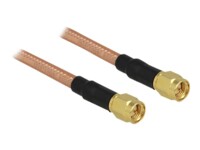 DeLOCK 40cm Antennekabel Gennemsigtig