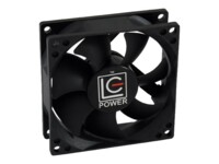 LC Power Fan 1-pack Sort 80 mm