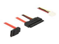DeLOCK Seriel ATA-kabel Sort Rød Gul 30cm