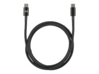 Mobilis USB Type-C kabel 1m Sort