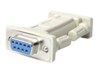 StarTech.com DB9 RS232 Serial Null Modem Adapter - F/F - Null modem adapter - DB-9 (F) to DB-9 (F) - NM9FF Nulmodem-adapter