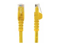 StarTech.com 1m CAT6 Ethernet Cable, 10 Gigabit Snagless RJ45 650MHz 100W PoE Patch Cord, CAT 6 10GbE UTP Network Cable w/Strain Relief, Yellow, Fluke Tested/Wiring is UL Certified/TIA - Category 6 - 24AWG (N6PATC1MYL) CAT 6 Ikke afskærmet parsnoet (UTP) 