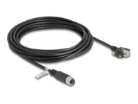 DeLOCK CAT 5e Kabel med folie og kobberfletning (FTP) 5m Netværkskabel Sort