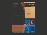 HERMA Premium Laminerede etiketter 105 x 42.3 mm 1400etikette(r)