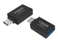 Vision Professional USB-C adapter Sort