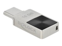 DeLOCK Mini Memory Stick 16GB USB-C 3.2 Gen 1 USB stick Sort Sølv