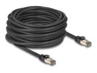 DeLOCK CAT 6a U/FTP 15m Netværkskabel Sort