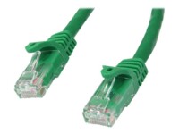 StarTech.com 3m CAT6 Cable - Green Snagless CAT 6 Wire - 100W RJ45 UTP 650MHz Category 6 Network Patch Cord UL/TIA (N6PATC3MGN) CAT 6 Ikke afskærmet parsnoet (UTP) 3m Patchkabel Grøn