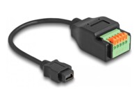 Delock USB-adapter 15cm Sort