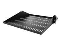 StarTech.com 2U Vented Server Rack Cabinet Shelf, 20in Deep Fixed Cantilever Tray, Rackmount Shelf for 19' AV/Data/Network Equipment Enclosure w/ Cage Nuts & Screws, 200lbs Weight Capacity - 2U Network Rack Shelf (SHELF-2U-20-CENTER-V) Rackhylde Sort