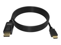 VISION Videoadapterkabel 2m Sort