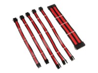 Kolink Core Adept Strømforlængerkabelsæt Sort Rød