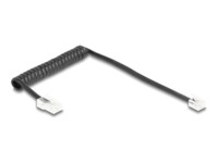 DeLOCK Telefonkabel 1m Sort