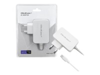 Qoltec Strømforsyningsadapter 65Watt Strøm EU 2-pæl