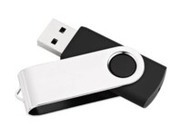 MediaRange 4GB USB 2.0 USB stick Sort Sølv