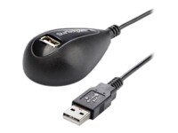 StarTech.com 5ft Desktop USB Extension Cable - A Male to A Female - 5 ft USB A to A Extension Cable - 5ft USB 2.0 Extension cord (USBEXTAA5DSK) USB forlængerkabel 1.5m Sort